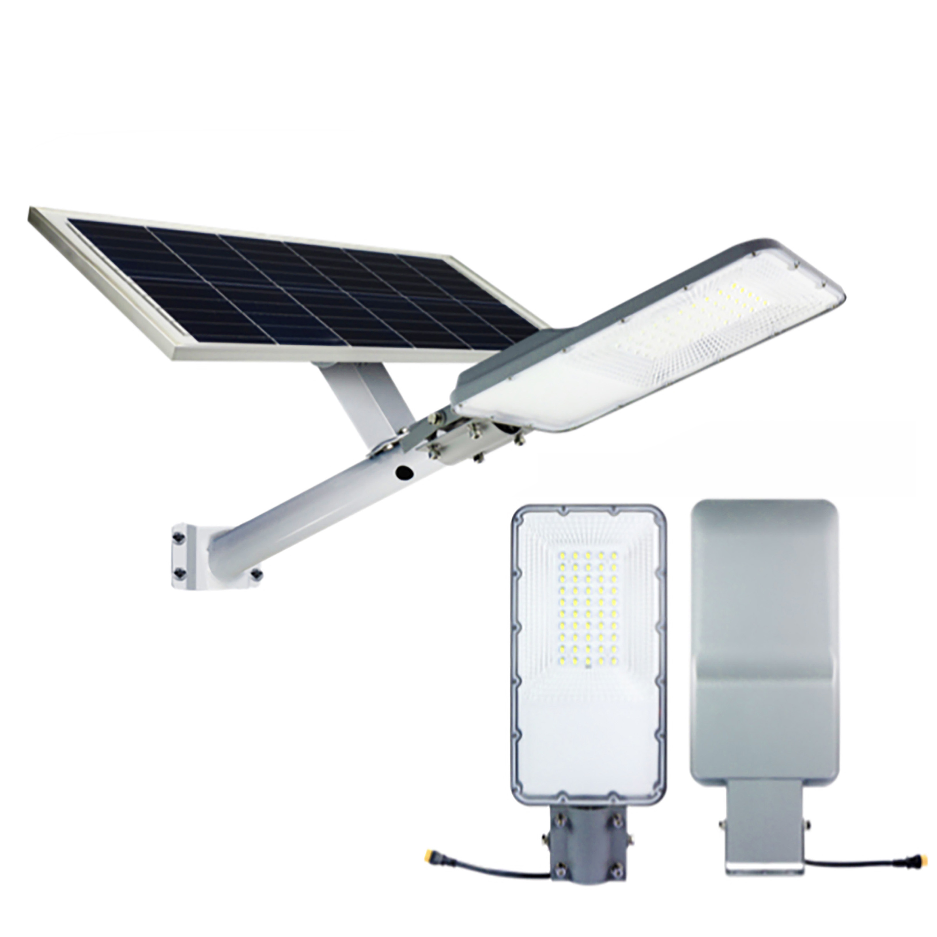 SOL-11-200W - Illuminazione Stradale LED - - Lampada Stradale 200W  Fotovoltaico Energia Solare Dimmerabile kit completo